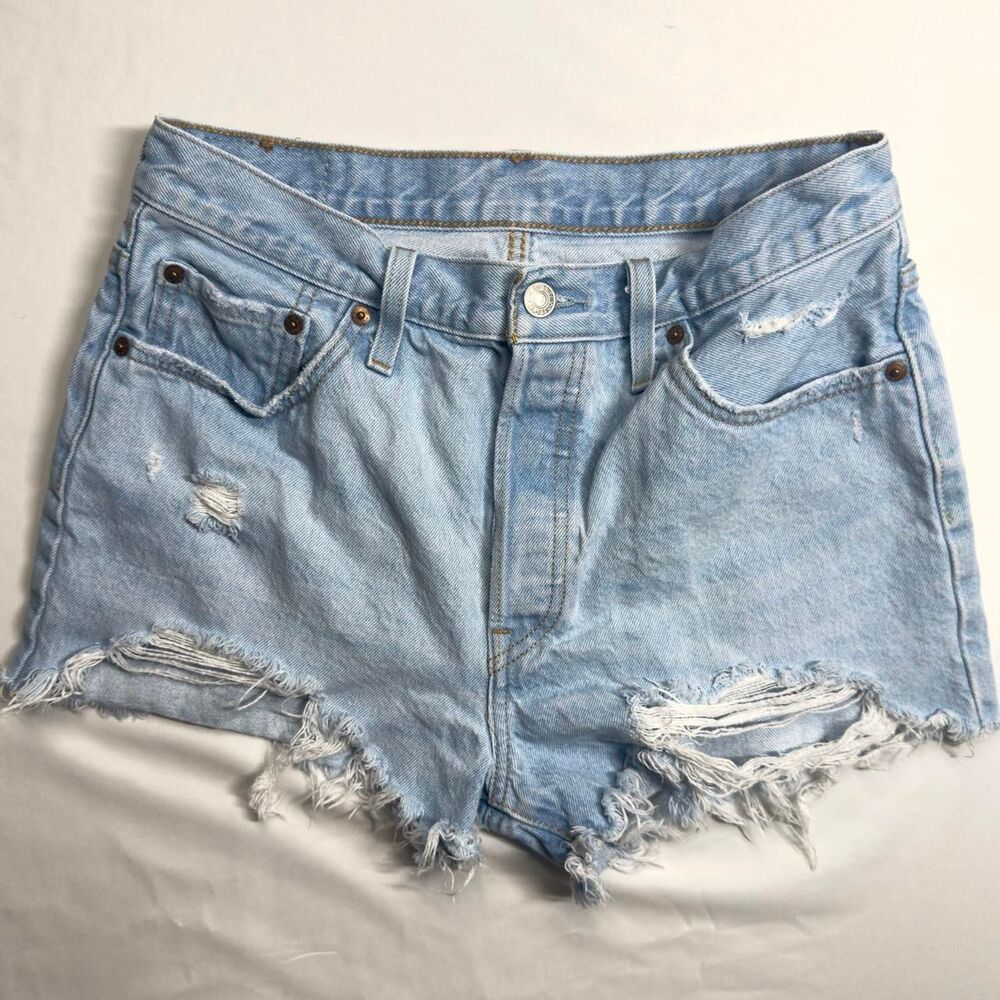 Levi-s Women's Blue and Navy Shorts